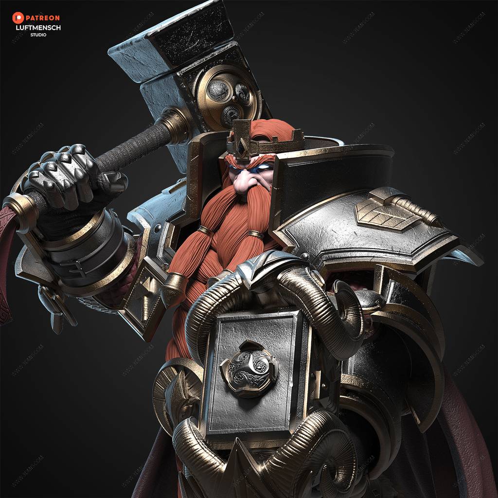 P站图纸印象馆 LuftMensch 魔兽世界 麦格尼·铜须 LuftMensch 魔兽世界 麦格尼·铜须