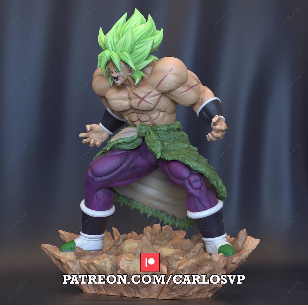 P站图纸印象馆 龙珠 超级赛亚人布罗利 龙珠 超级赛亚人布罗利