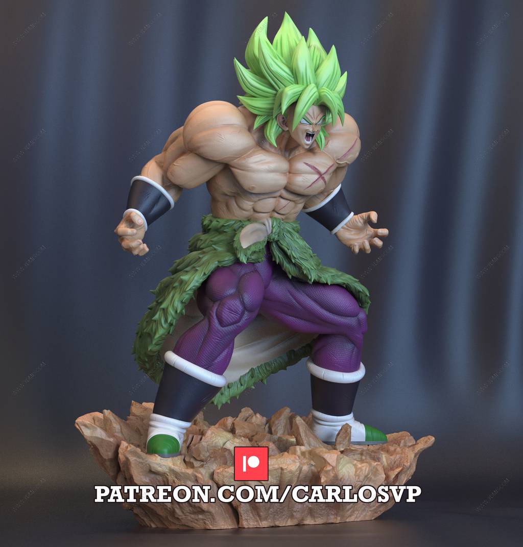 P站图纸印象馆 龙珠 超级赛亚人布罗利 龙珠 超级赛亚人布罗利