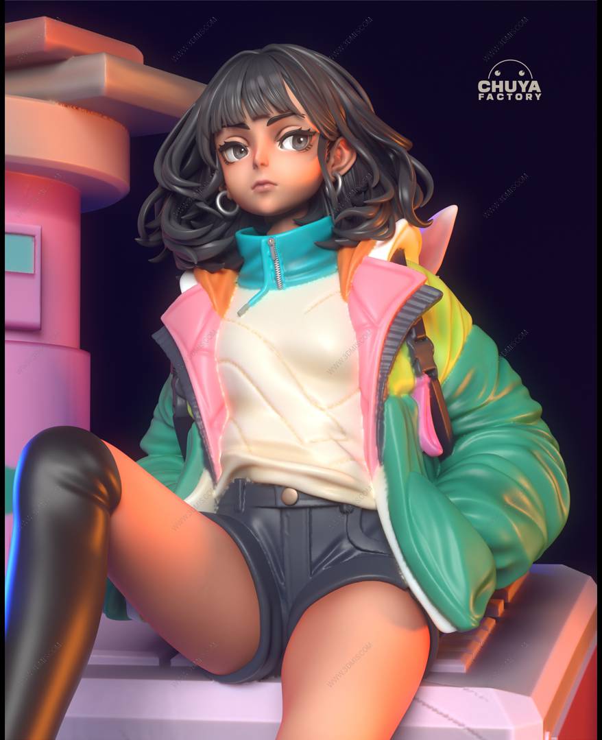 P站图纸印象馆 Chuya Factory 赛博朋克 亚娜莉 Chuya Factory 赛博朋克 亚娜莉