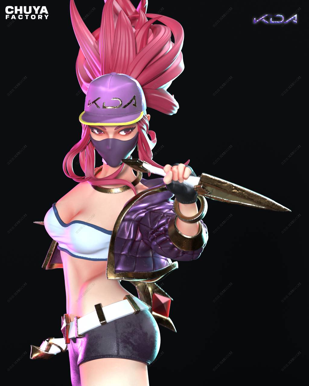 P站图纸印象馆 Chuya Factory 英雄联盟 阿卡丽 Chuya Factory 英雄联盟 阿卡丽