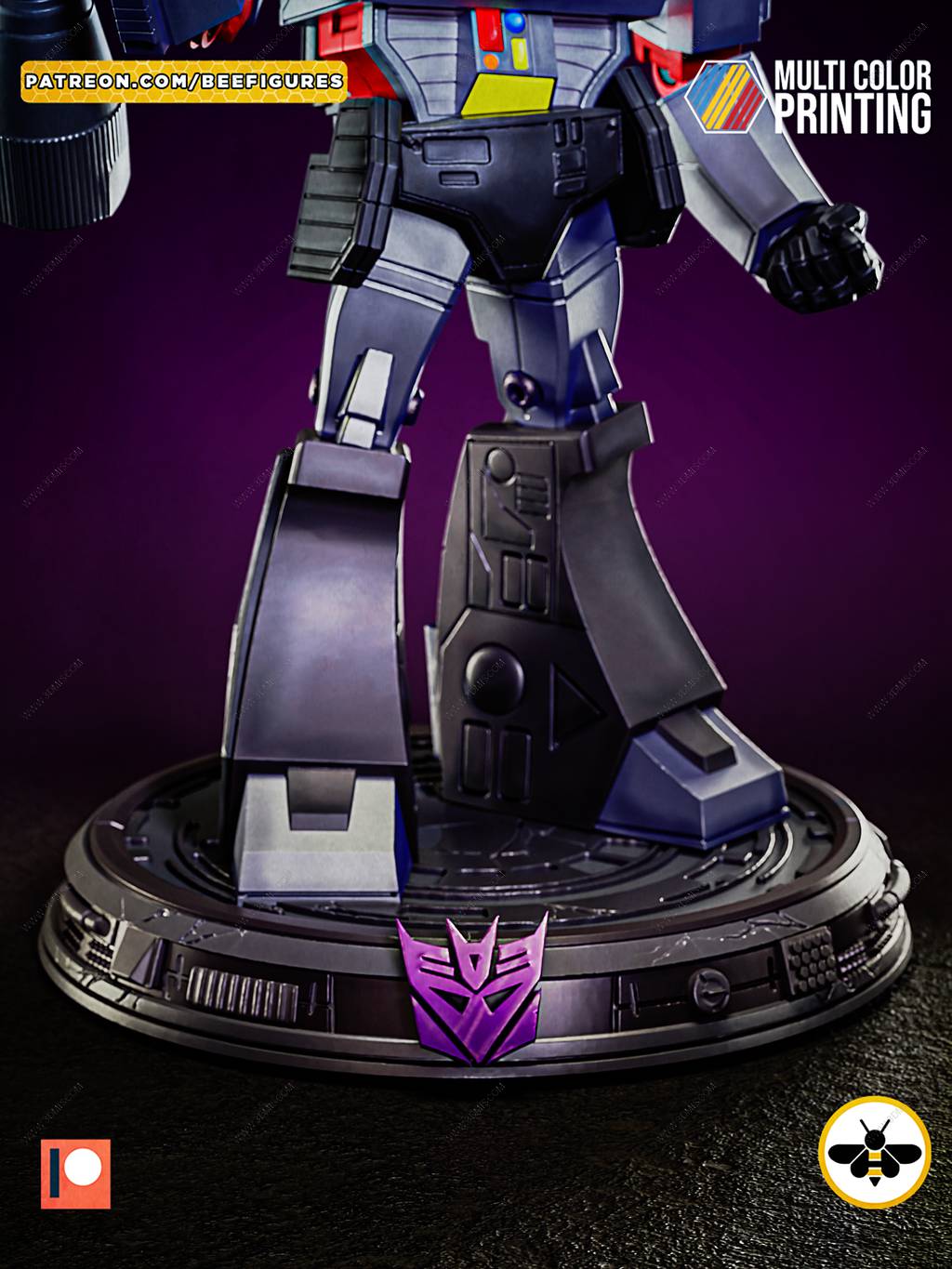 P站图纸印象馆 Bee Figures 变形金刚 威震天 Bee Figures 变形金刚 威震天