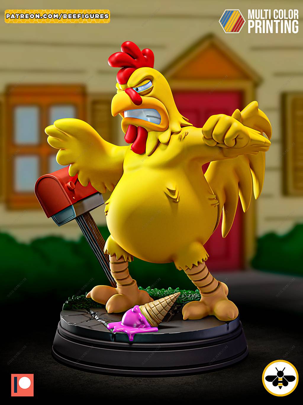 P站图纸印象馆 Bee Figures 恶搞之家 彼得·格里芬与巨型鸡厄尼 Bee Figures 恶搞之家 彼得·格里芬与巨型鸡厄尼