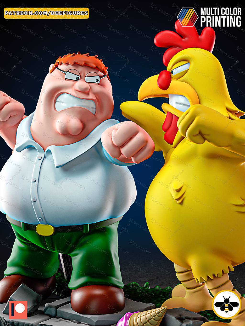 Bee Figures ‌恶搞之家 彼得·格里芬与巨型鸡厄尼