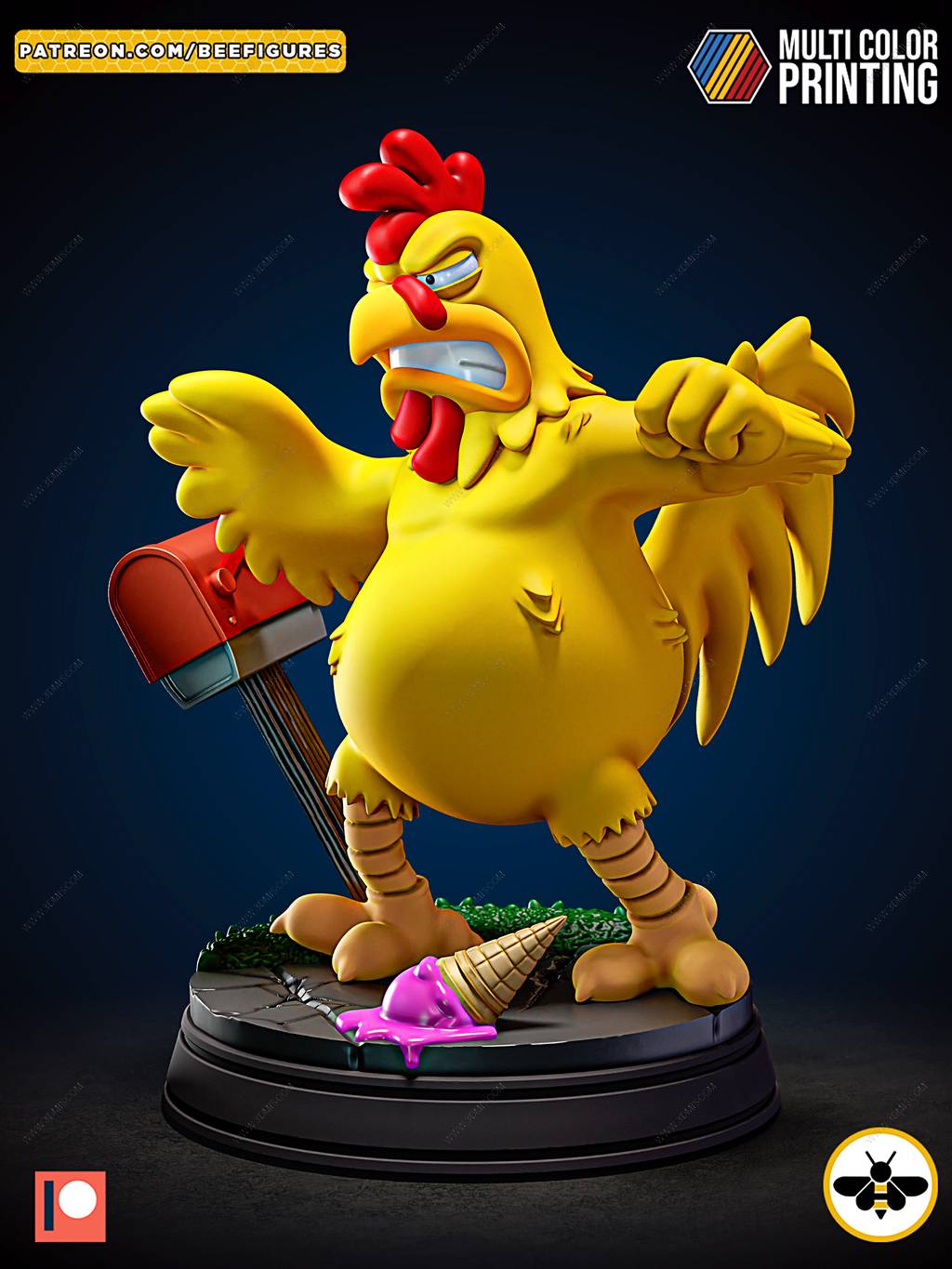 P站图纸印象馆 Bee Figures 恶搞之家 彼得·格里芬与巨型鸡厄尼 Bee Figures 恶搞之家 彼得·格里芬与巨型鸡厄尼
