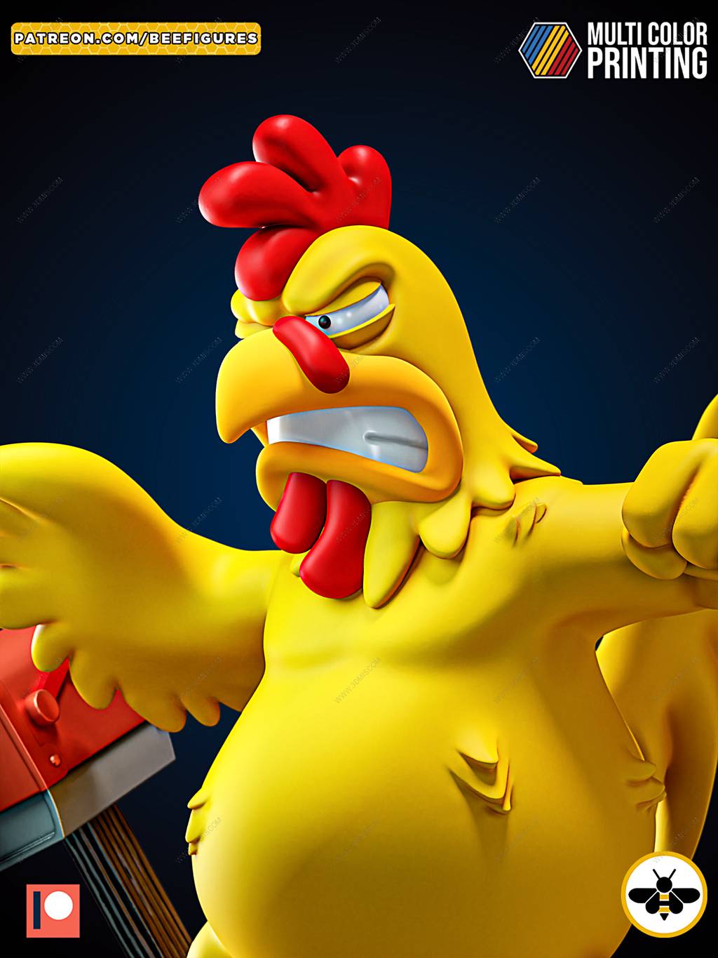 P站图纸印象馆 Bee Figures 恶搞之家 彼得·格里芬与巨型鸡厄尼 Bee Figures 恶搞之家 彼得·格里芬与巨型鸡厄尼