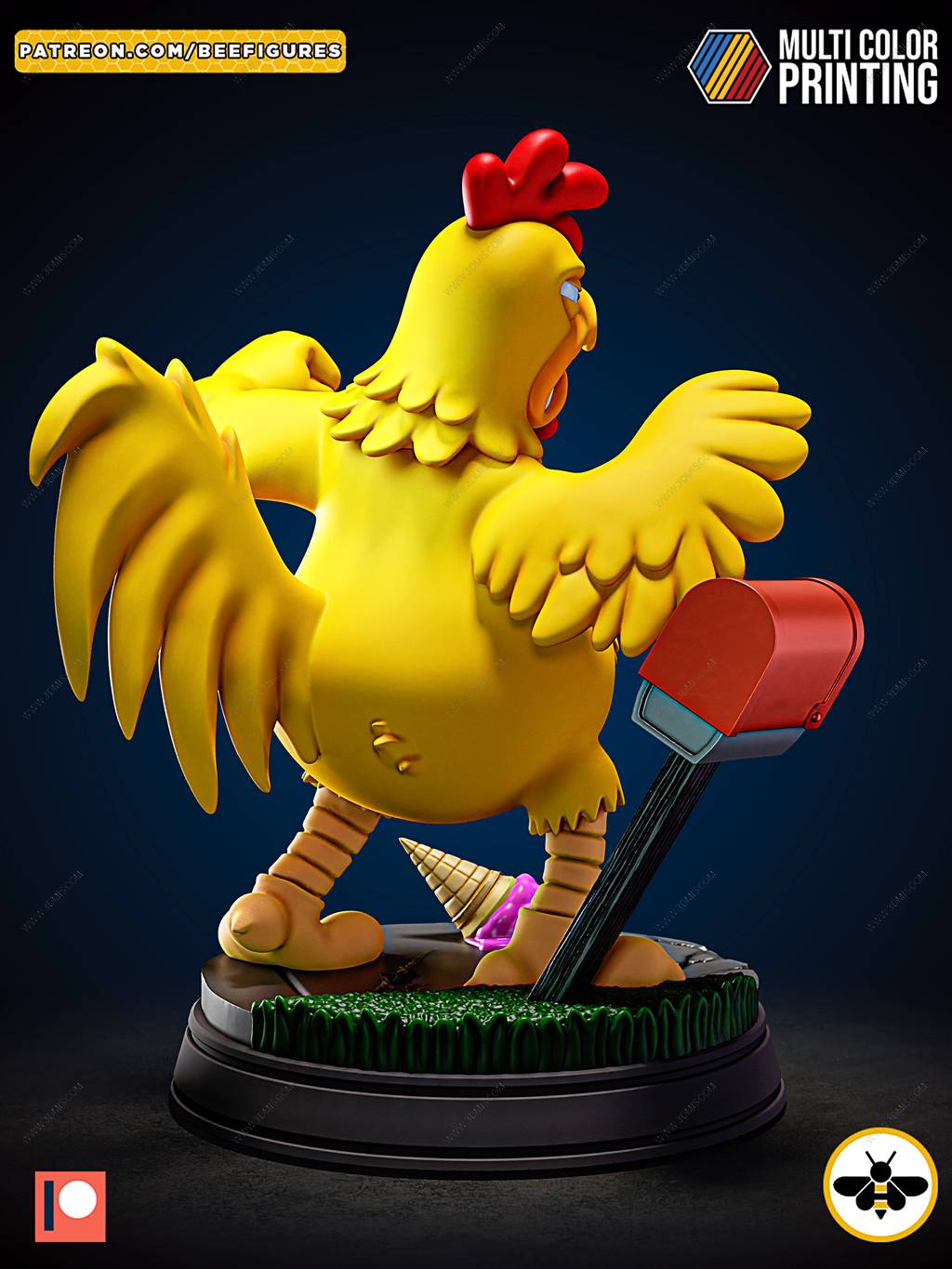 P站图纸印象馆 Bee Figures 恶搞之家 彼得·格里芬与巨型鸡厄尼 Bee Figures 恶搞之家 彼得·格里芬与巨型鸡厄尼