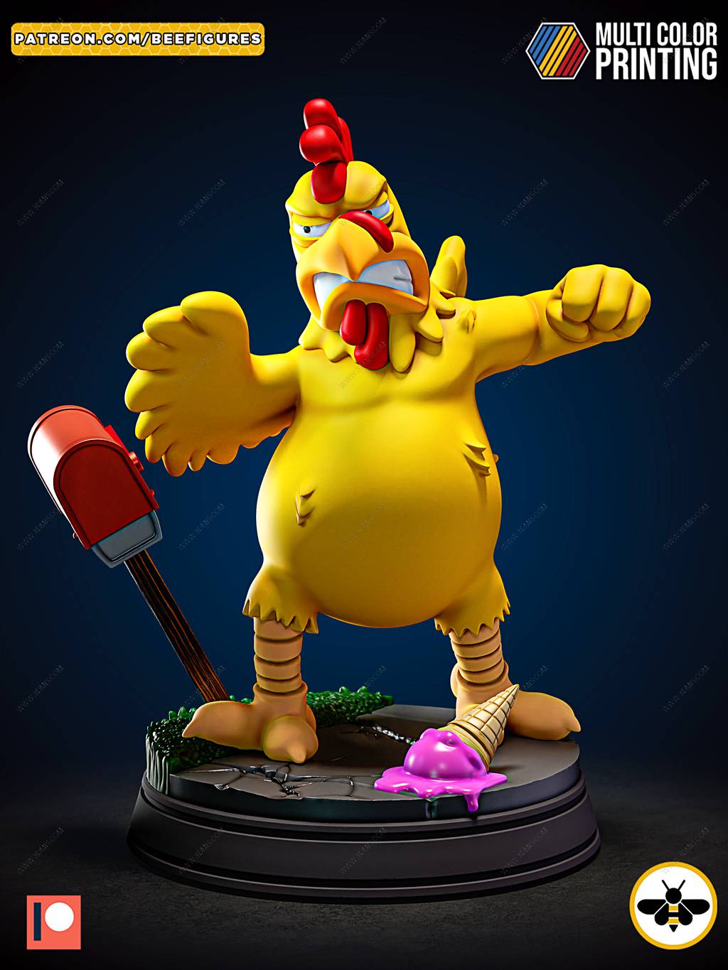 P站图纸印象馆 Bee Figures 恶搞之家 彼得·格里芬与巨型鸡厄尼 Bee Figures 恶搞之家 彼得·格里芬与巨型鸡厄尼