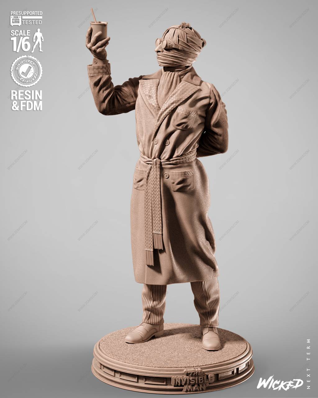 P站图纸印象馆 3DWicked 无形人 3DWicked 无形人