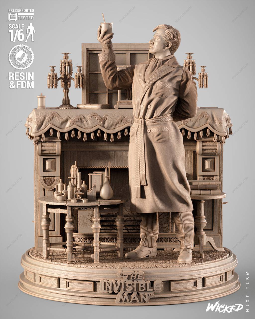 P站图纸印象馆 3DWicked 无形人 3DWicked 无形人