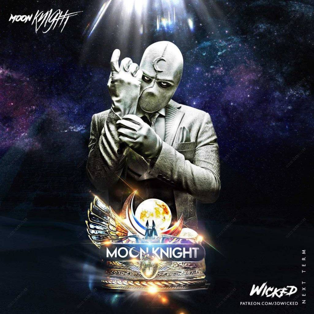 P站图纸印象馆 3DWicked 漫威 月光骑士 3DWicked 漫威 月光骑士