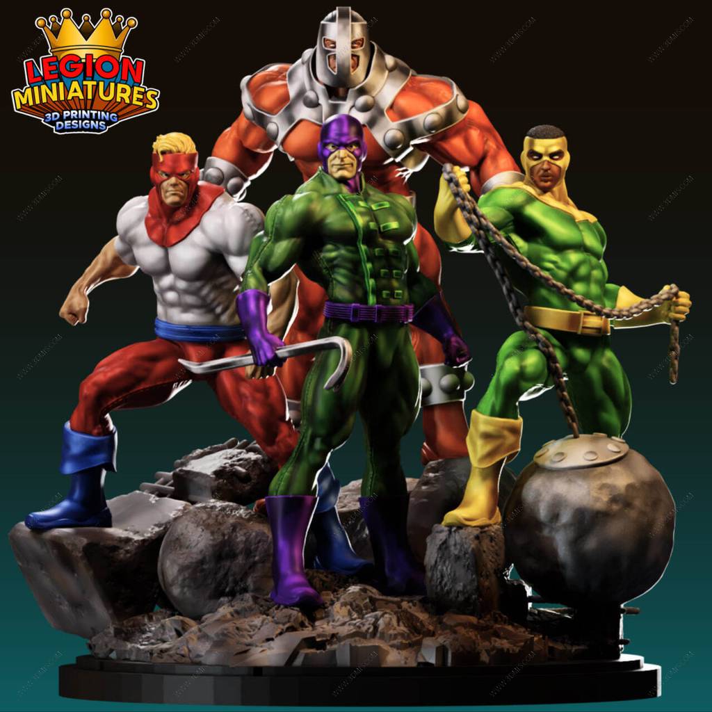 P站图纸印象馆 漫威 雷霆万钧之兄贵组合拆迁队 漫威 雷霆万钧之兄贵组合拆迁队