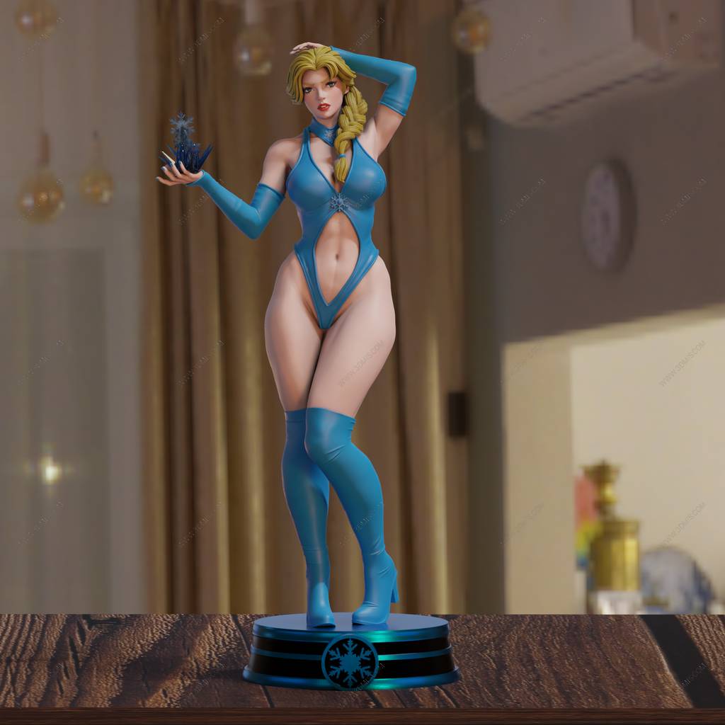 P站图纸印象馆 BrunoArt3D 冰雪奇缘 艾莎 BrunoArt3D 冰雪奇缘 艾莎