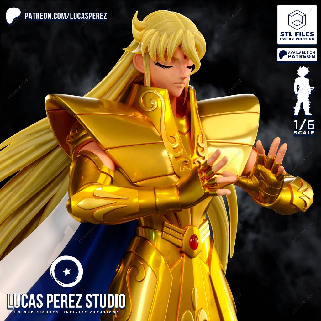 P站图纸印象馆 Lucas Perez 圣斗士星矢 沙加 Lucas Perez 圣斗士星矢 沙加