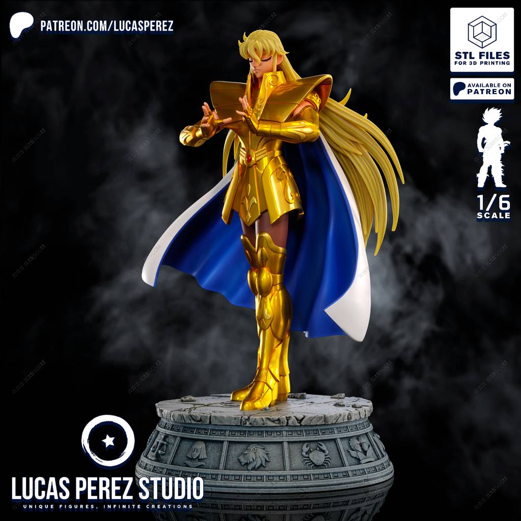 P站图纸印象馆 Lucas Perez 圣斗士星矢 沙加 Lucas Perez 圣斗士星矢 沙加