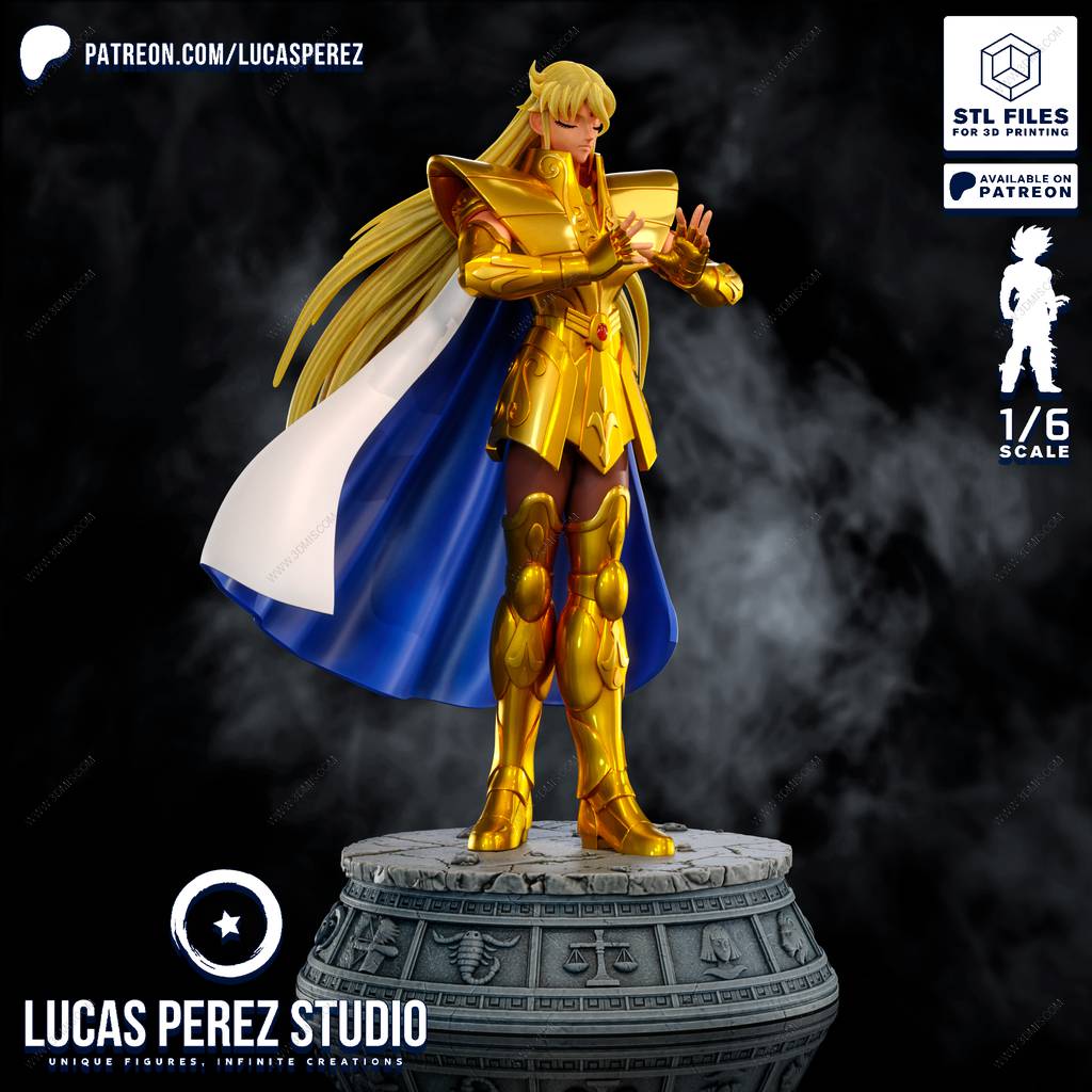 P站图纸印象馆 Lucas Perez 圣斗士星矢 沙加 Lucas Perez 圣斗士星矢 沙加