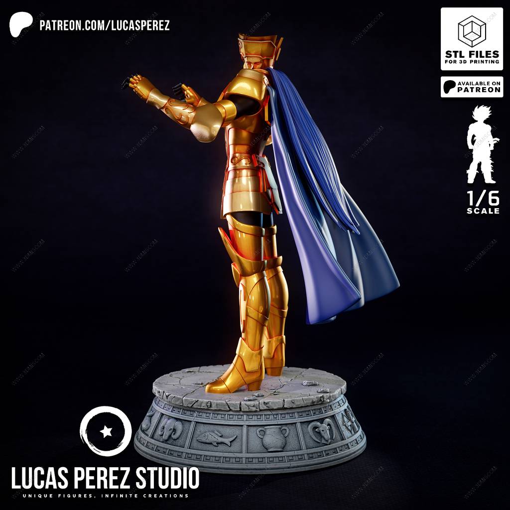 P站图纸印象馆 Lucas Perez 圣斗士星矢 撒加 Lucas Perez 圣斗士星矢 撒加