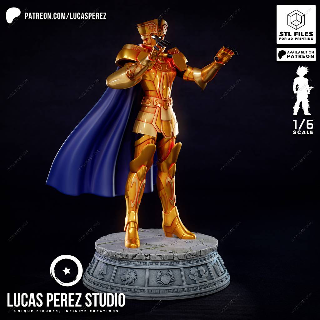 P站图纸印象馆 Lucas Perez 圣斗士星矢 撒加 Lucas Perez 圣斗士星矢 撒加