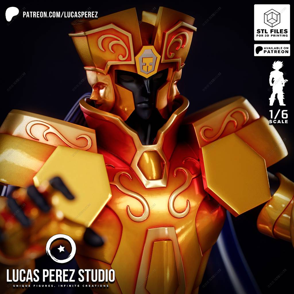 P站图纸印象馆 Lucas Perez 圣斗士星矢 撒加 Lucas Perez 圣斗士星矢 撒加