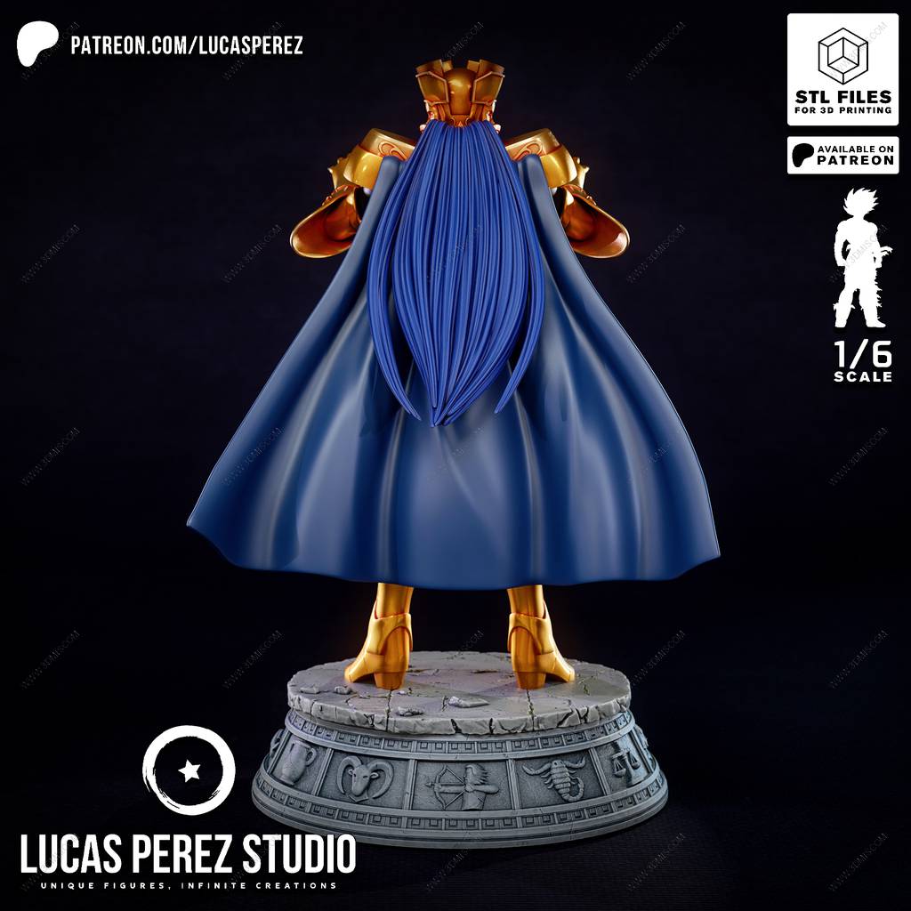 P站图纸印象馆 Lucas Perez 圣斗士星矢 撒加 Lucas Perez 圣斗士星矢 撒加