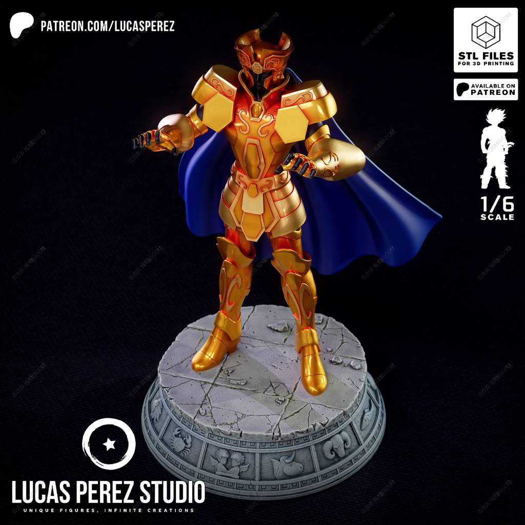 P站图纸印象馆 Lucas Perez 圣斗士星矢 撒加 Lucas Perez 圣斗士星矢 撒加