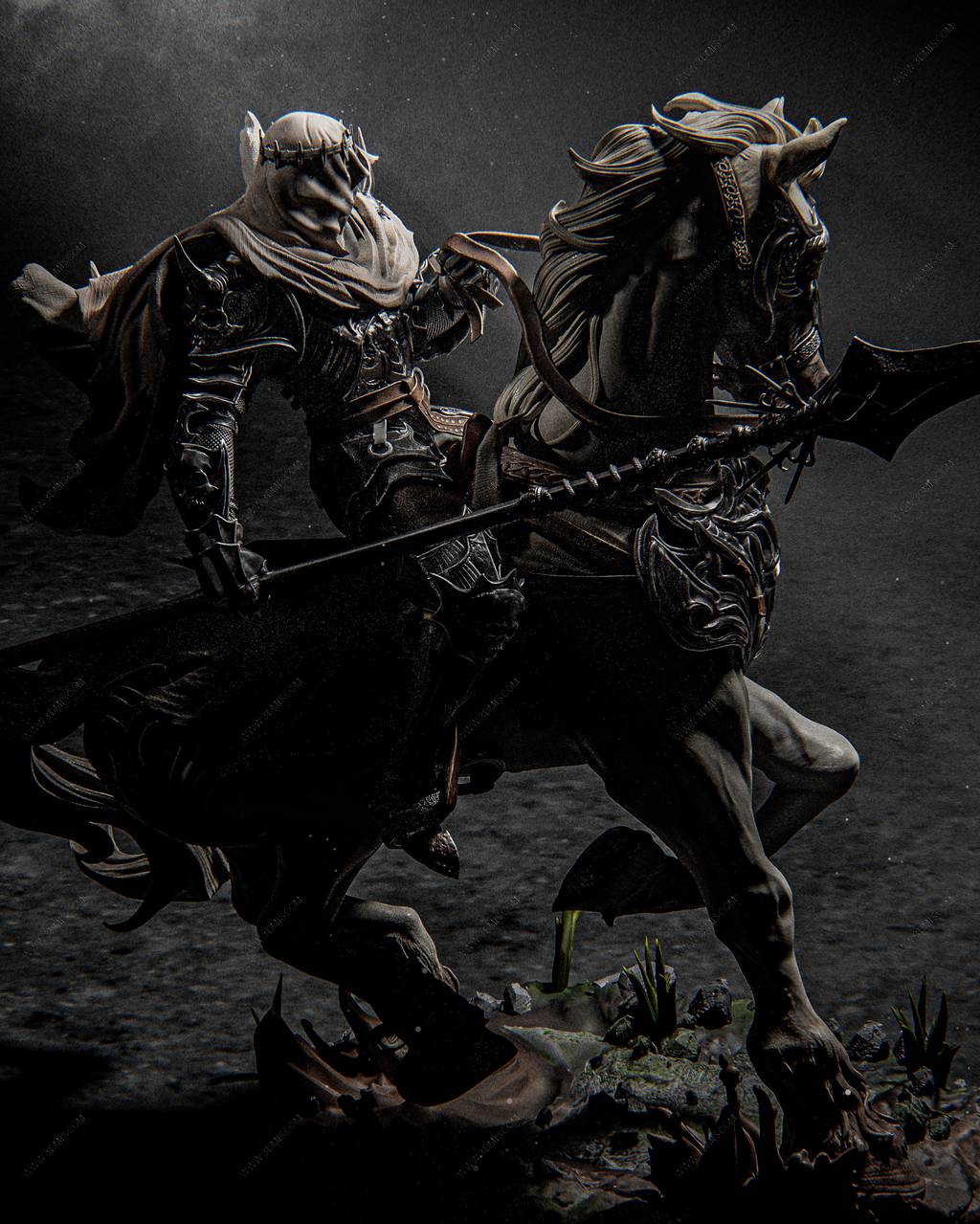 P站图纸印象馆 CA3D 骑士达瑞奥斯 CA3D 骑士达瑞奥斯