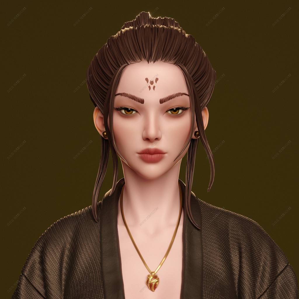 P站图纸印象馆 CA3D 黑神话:悟空 四妹 CA3D 黑神话:悟空 四妹