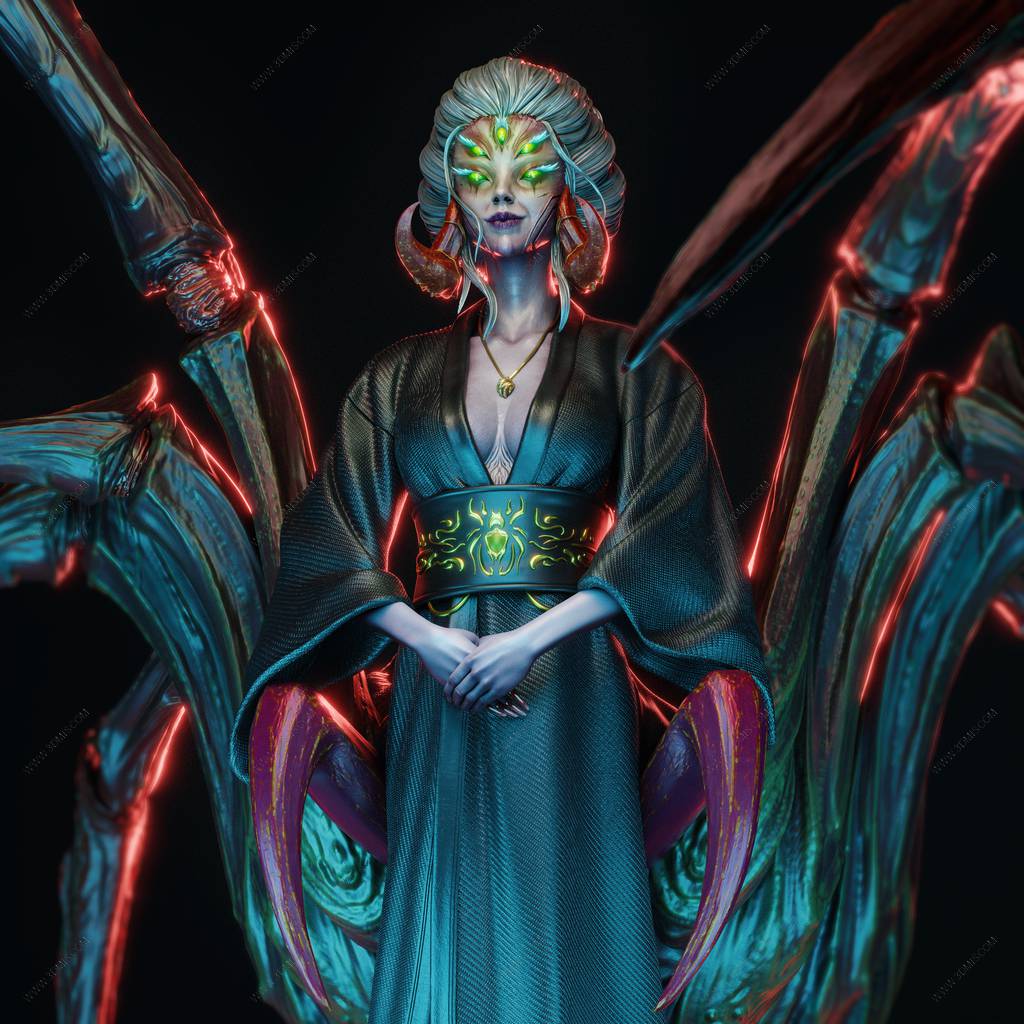 P站图纸印象馆 CA3D 黑神话:悟空 四妹 CA3D 黑神话:悟空 四妹