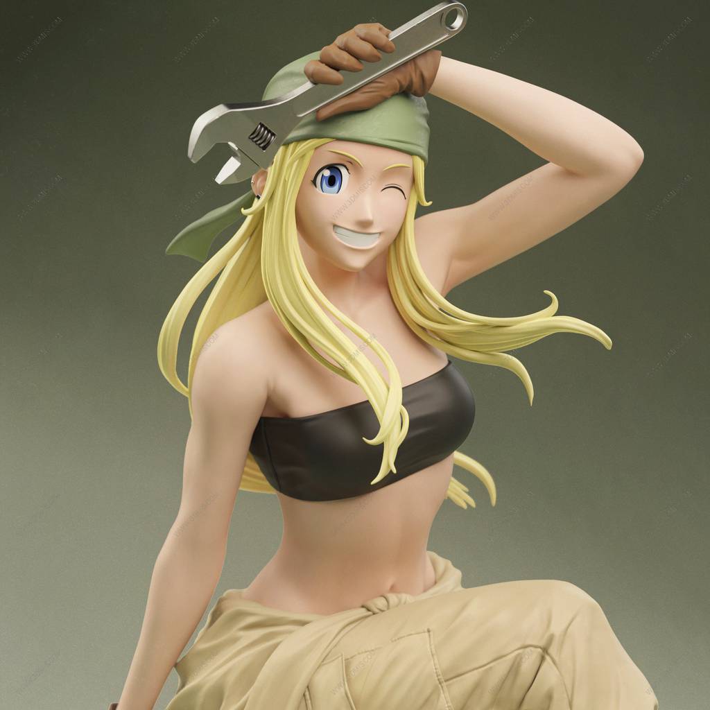 P站图纸印象馆 CA3D 钢之炼金术师 温莉·洛克贝尔 CA3D 钢之炼金术师 温莉·洛克贝尔