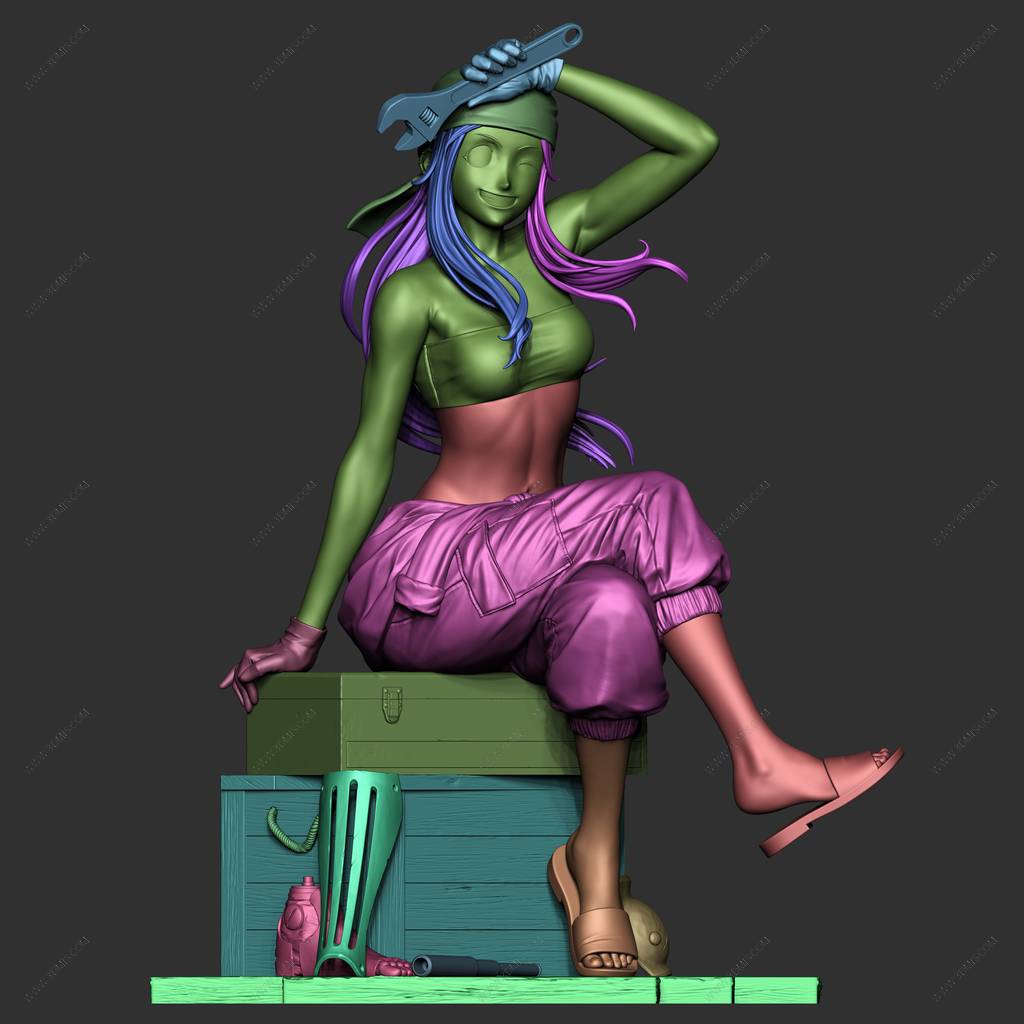 P站图纸印象馆 CA3D 钢之炼金术师 温莉·洛克贝尔 CA3D 钢之炼金术师 温莉·洛克贝尔