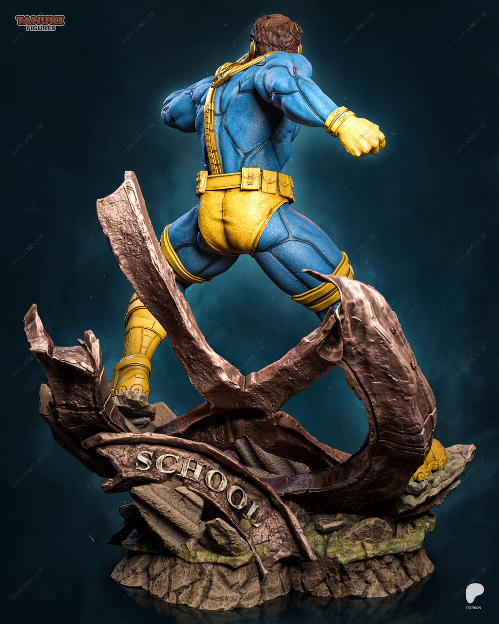 P站图纸印象馆 Tanuki Figures 漫威 镭射眼 Tanuki Figures 漫威 镭射眼