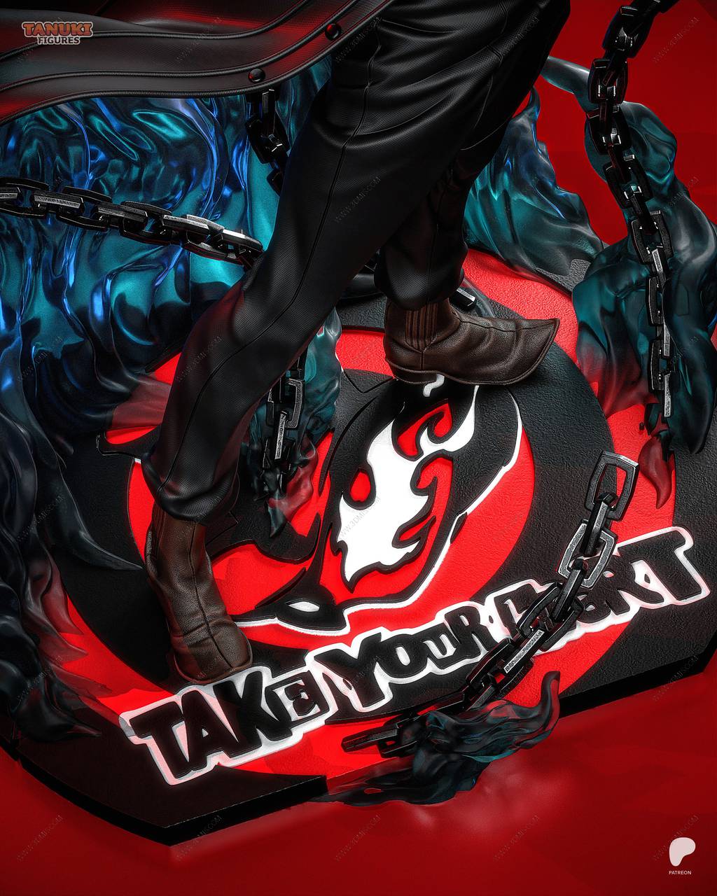 P站图纸印象馆 Tanuki Figures 女神异闻录 雨宫莲 Tanuki Figures 女神异闻录 雨宫莲