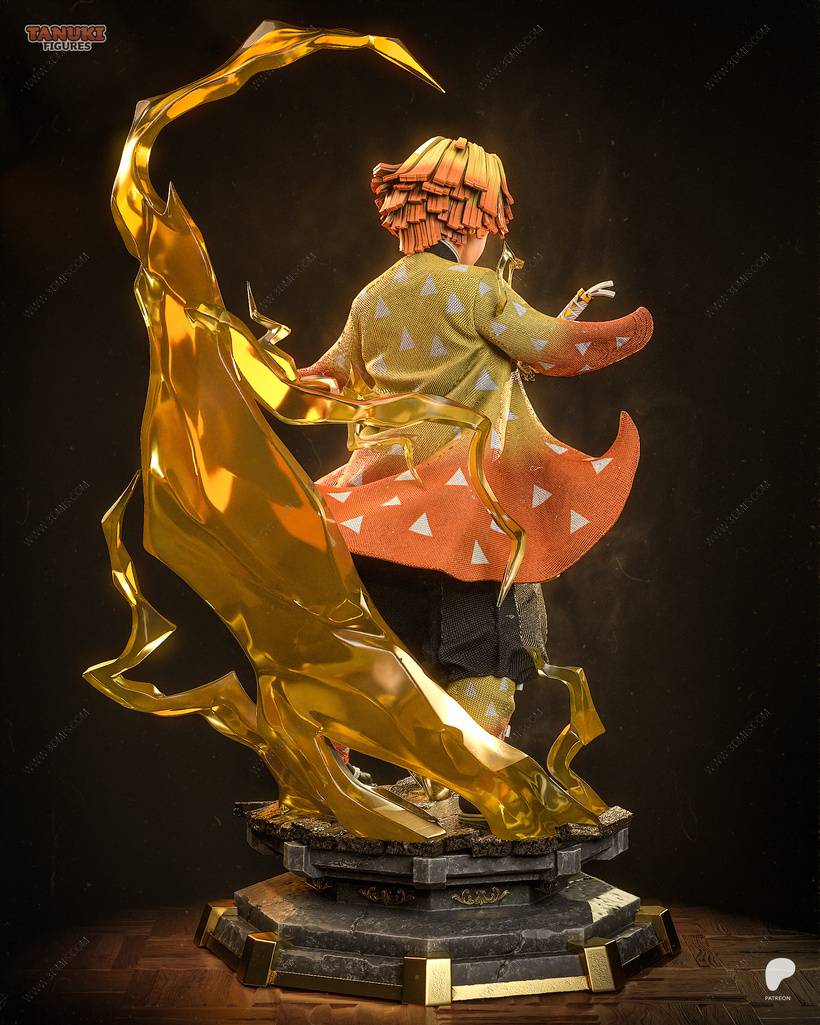 P站图纸印象馆 Tanuki Figures 鬼灭之刃 我妻善逸 Tanuki Figures 鬼灭之刃 我妻善逸