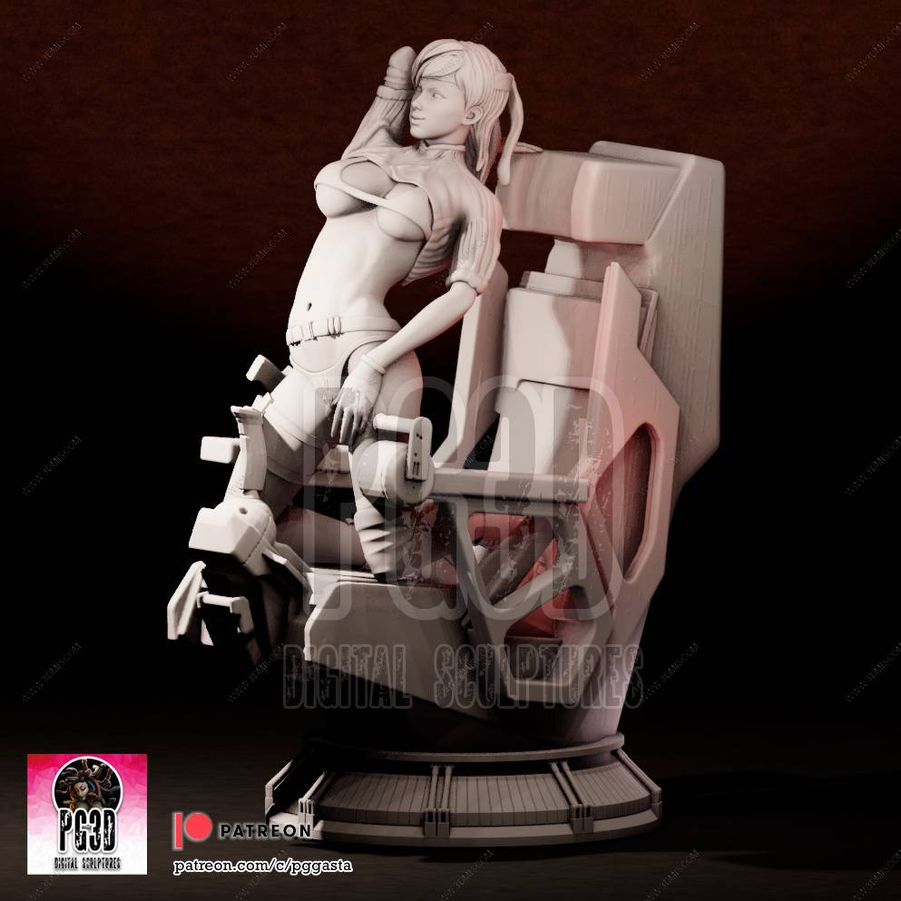 P站图纸印象馆 PgGasta 机甲勇士 娜塔莎·克伦斯基 PgGasta 机甲勇士 娜塔莎·克伦斯基