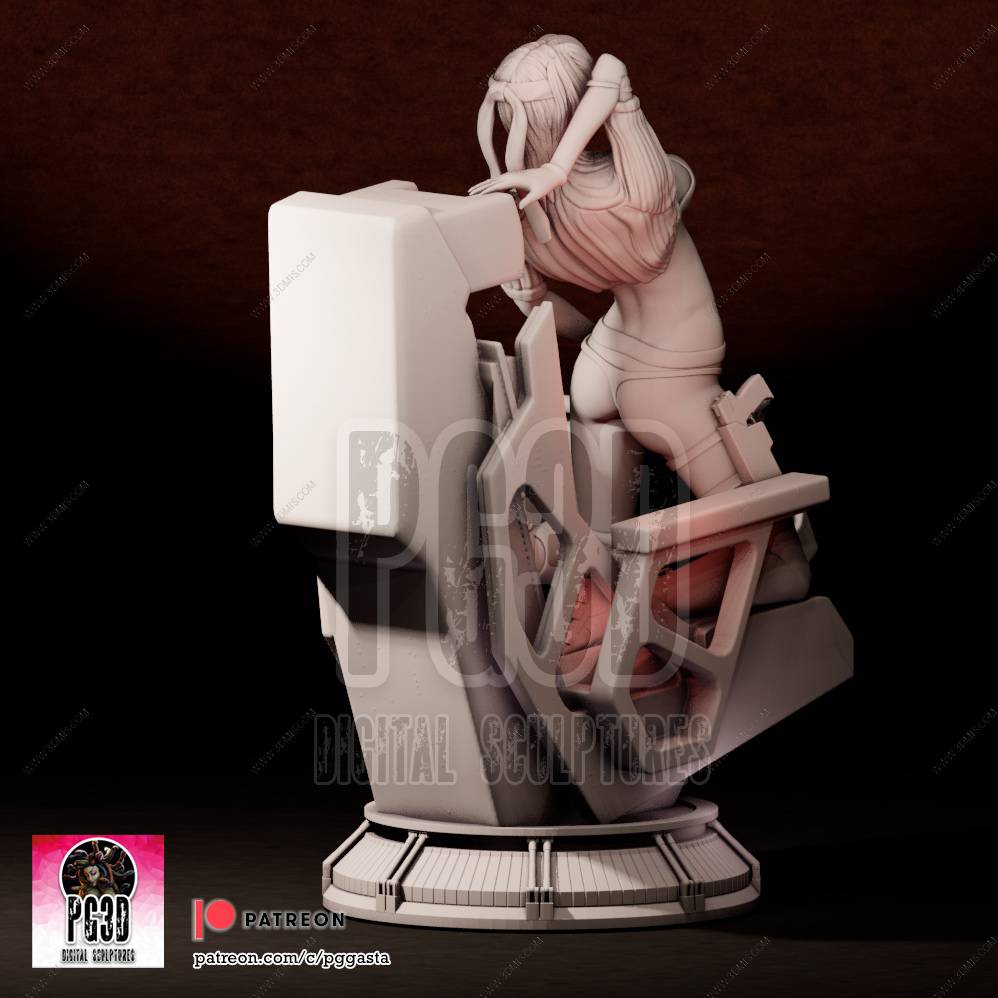 P站图纸印象馆 PgGasta 机甲勇士 娜塔莎·克伦斯基 PgGasta 机甲勇士 娜塔莎·克伦斯基