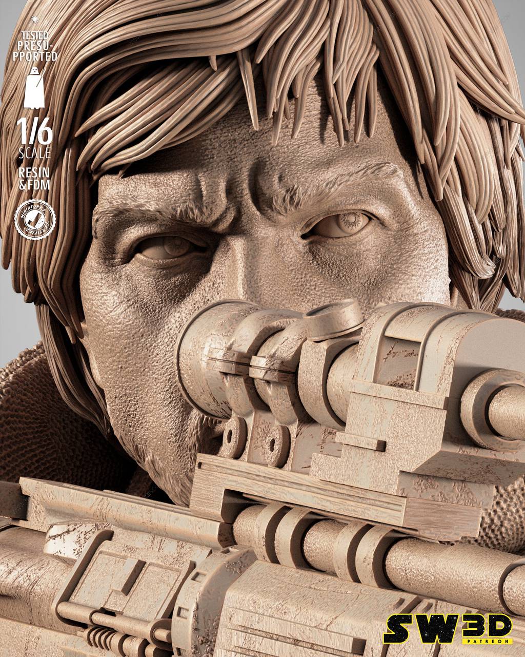 P站图纸印象馆 SW3D 星球大战 卡西安·安多 SW3D 星球大战 卡西安·安多