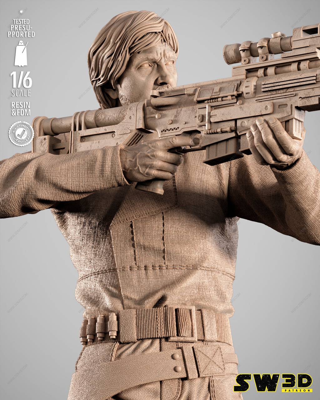 P站图纸印象馆 SW3D 星球大战 卡西安·安多 SW3D 星球大战 卡西安·安多