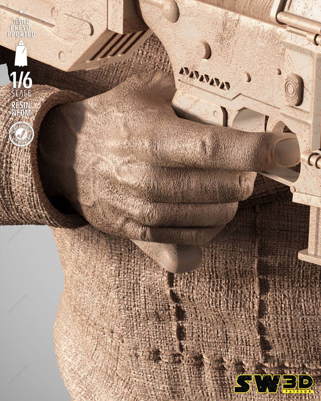 P站图纸印象馆 SW3D 星球大战 卡西安·安多 SW3D 星球大战 卡西安·安多