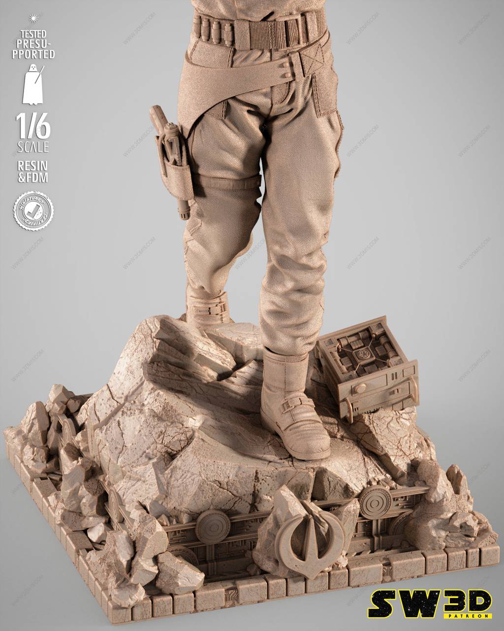 P站图纸印象馆 SW3D 星球大战 卡西安·安多 SW3D 星球大战 卡西安·安多