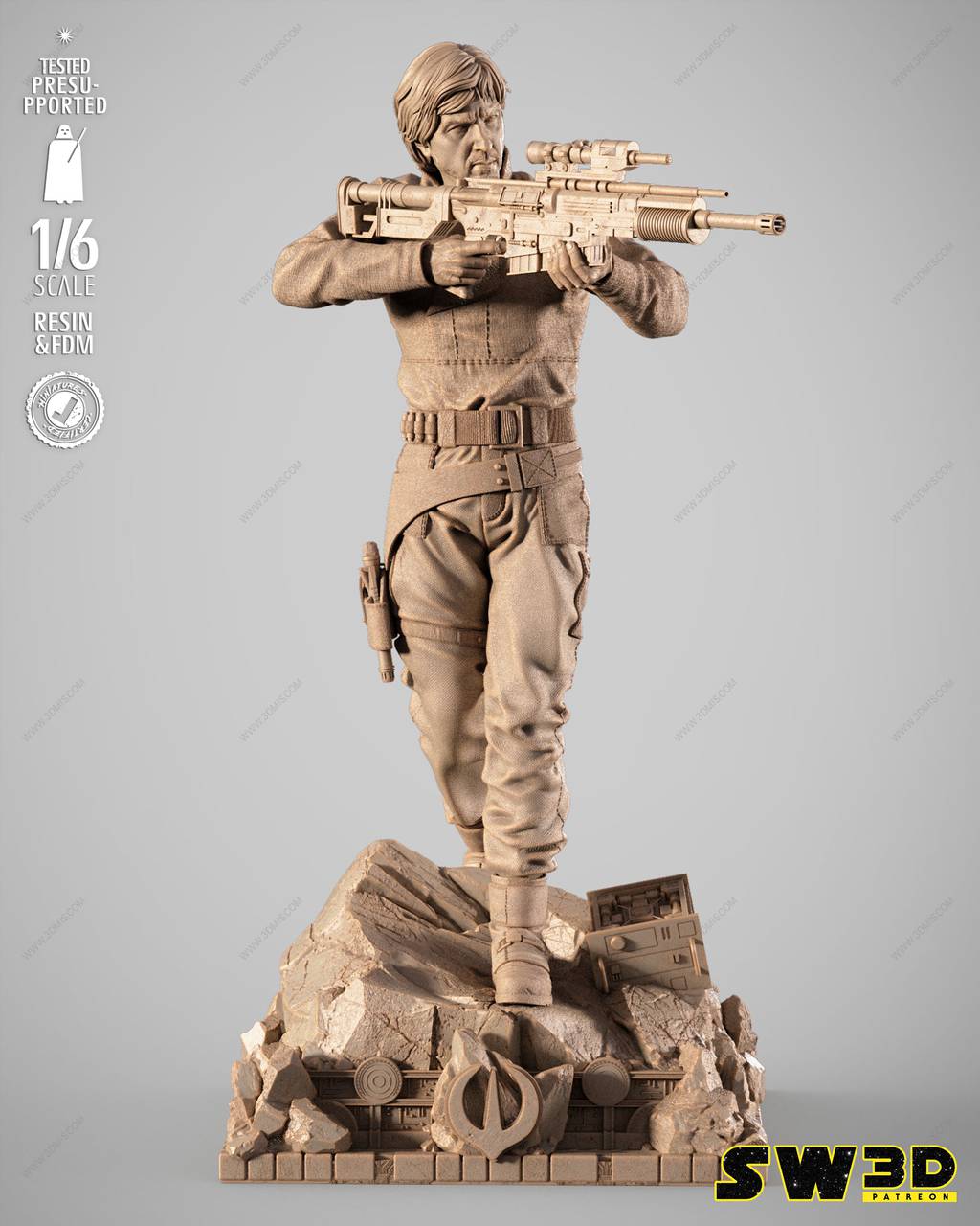 P站图纸印象馆 SW3D 星球大战 卡西安·安多 SW3D 星球大战 卡西安·安多