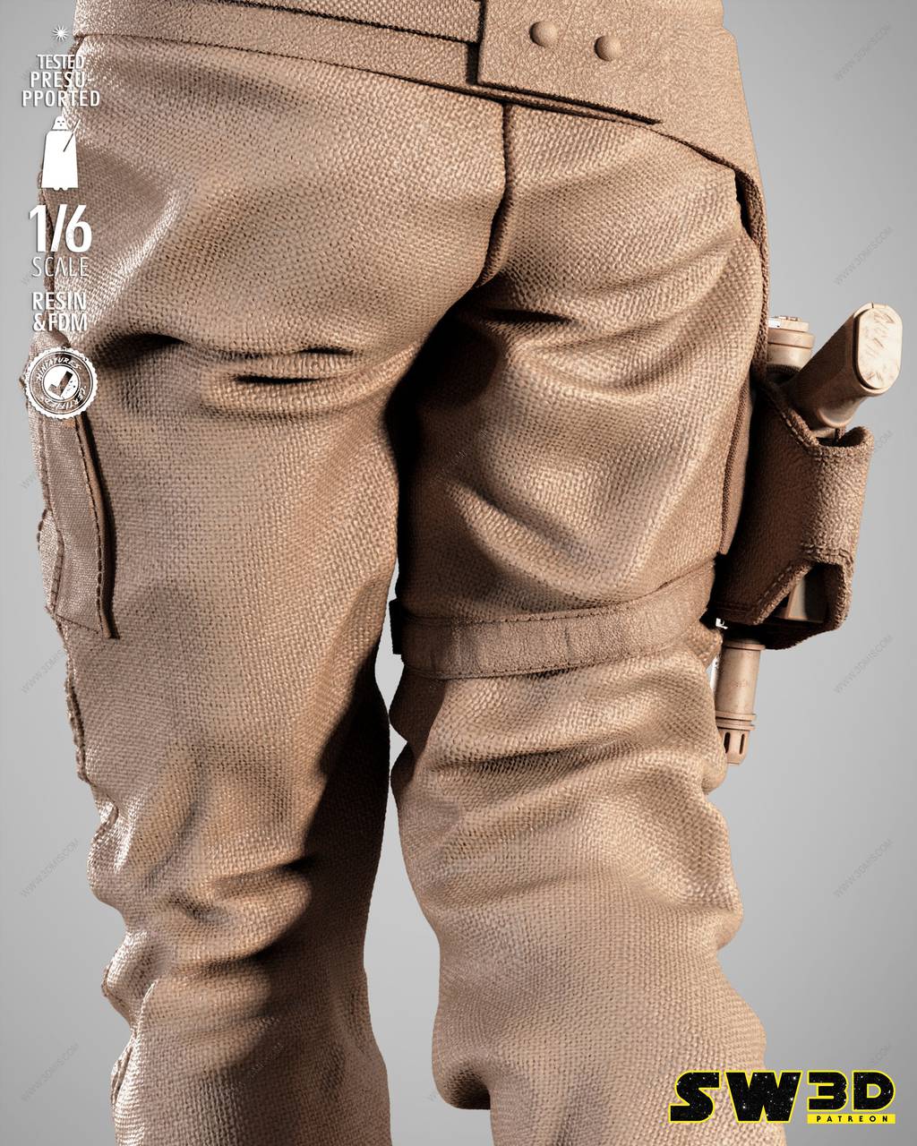 P站图纸印象馆 SW3D 星球大战 卡西安·安多 SW3D 星球大战 卡西安·安多