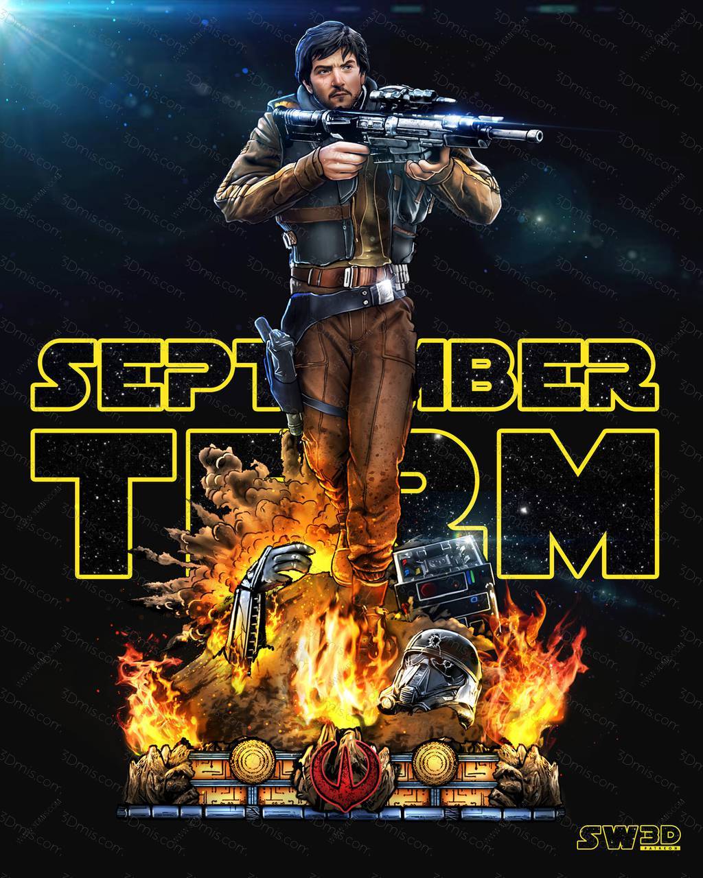 P站图纸印象馆 SW3D 星球大战 卡西安·安多 SW3D 星球大战 卡西安·安多