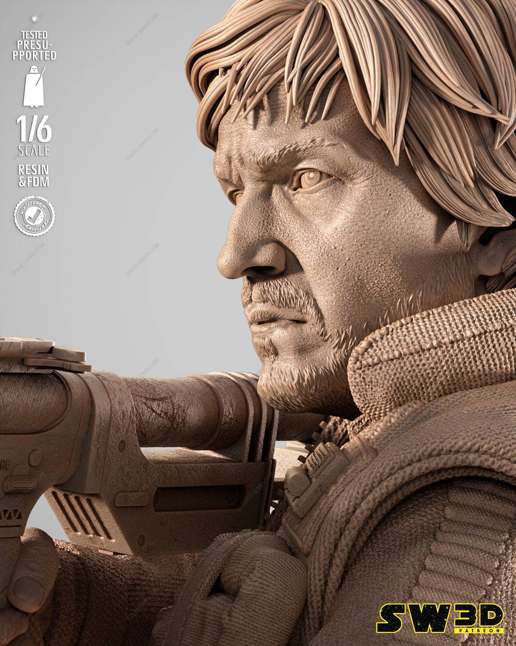 P站图纸印象馆 SW3D 星球大战 卡西安·安多 SW3D 星球大战 卡西安·安多