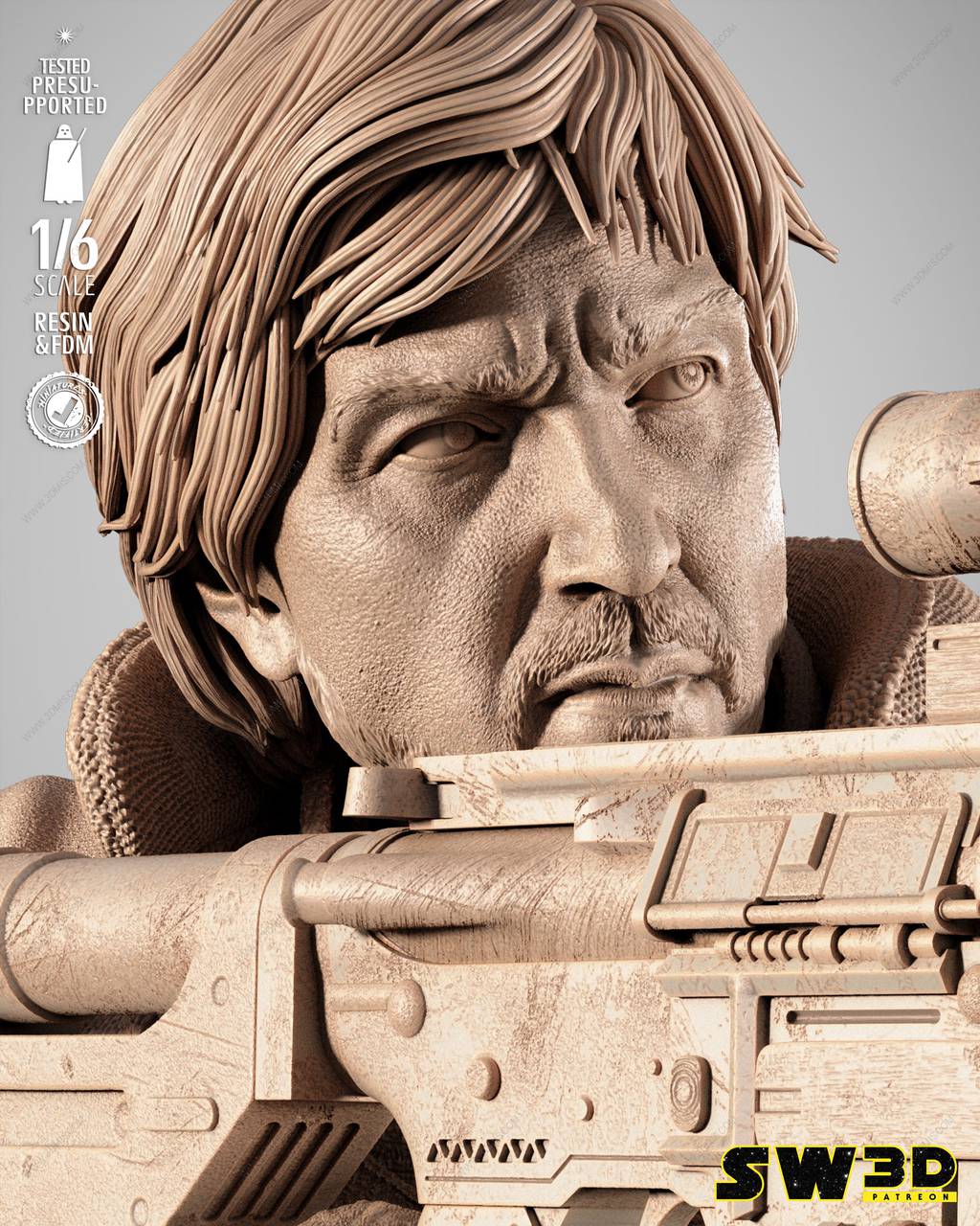 P站图纸印象馆 SW3D 星球大战 卡西安·安多 SW3D 星球大战 卡西安·安多