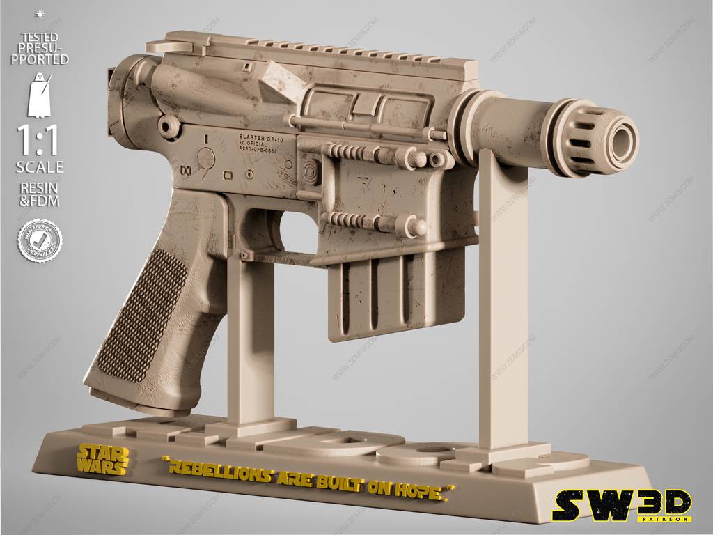 P站图纸印象馆 SW3D 星球大战 爆能科技A280-CFE SW3D 星球大战 爆能科技A280-CFE