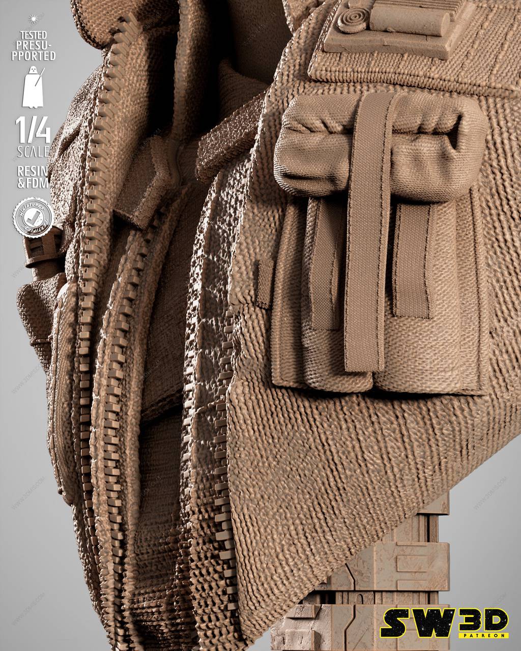 P站图纸印象馆 SW3D 星球大战 卡西安·安多 SW3D 星球大战 卡西安·安多