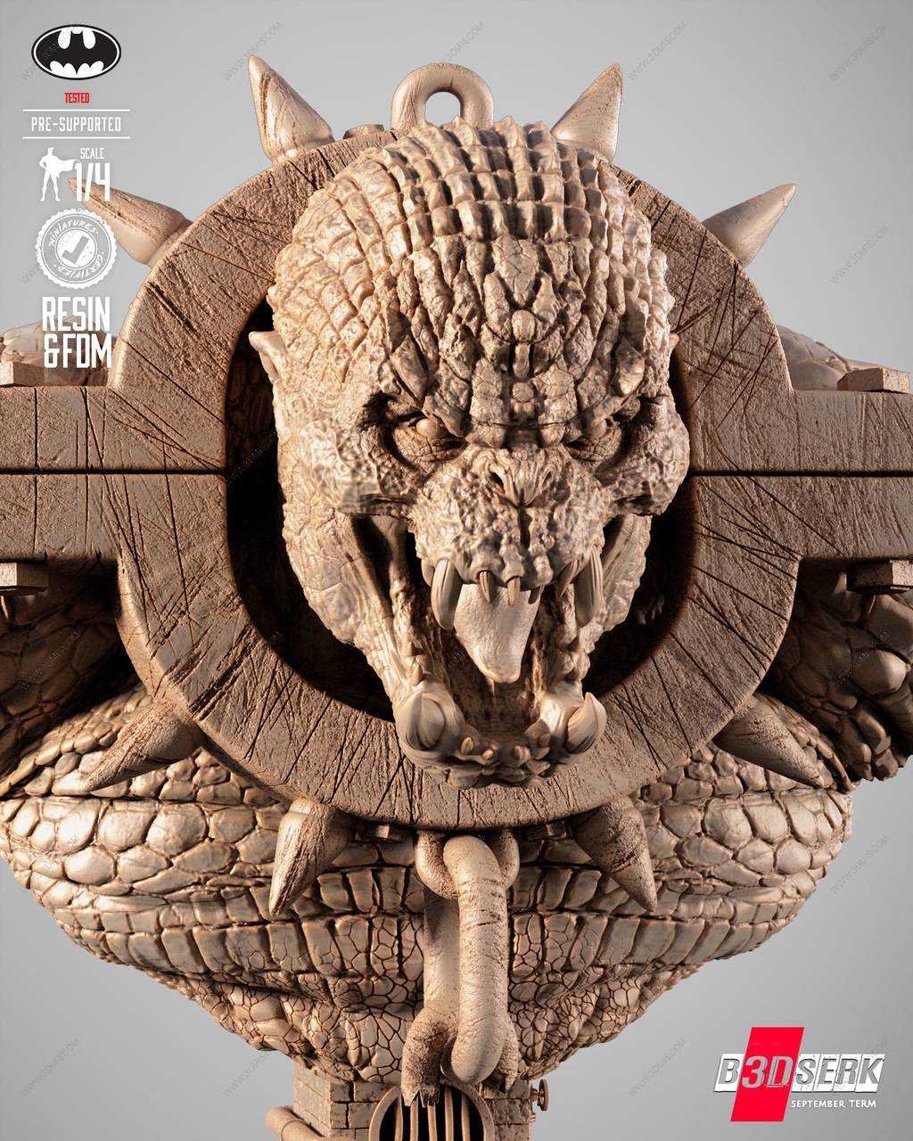 P站图纸印象馆 B3DSERK DC漫画 杀手鳄 B3DSERK DC漫画 杀手鳄