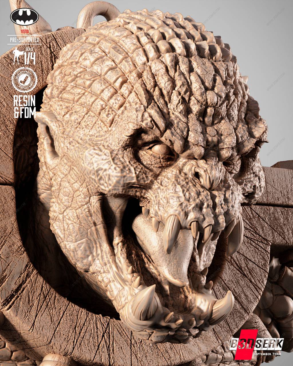 P站图纸印象馆 B3DSERK DC漫画 杀手鳄 B3DSERK DC漫画 杀手鳄