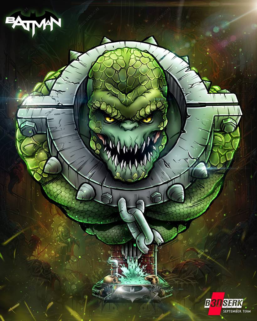 P站图纸印象馆 B3DSERK DC漫画 杀手鳄 B3DSERK DC漫画 杀手鳄