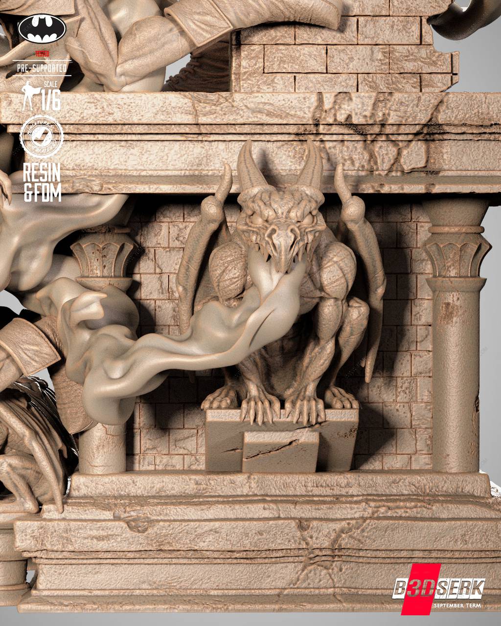 P站图纸印象馆 B3DSERK DC漫画 狂笑之蝠 B3DSERK DC漫画 狂笑之蝠